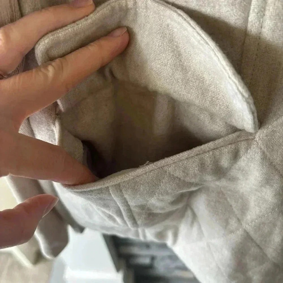 Talbots Blazer 16 Neutral Wool Quilted Academia Career Western Girl Classic - Picture 4 of 12